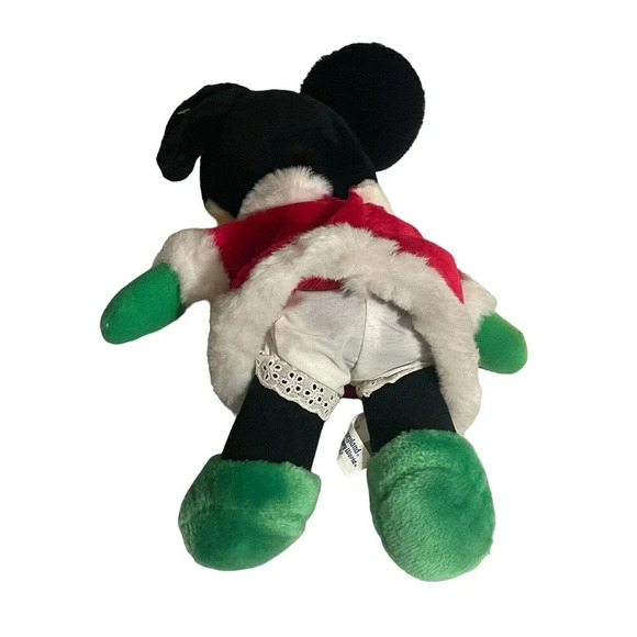 Vintage Disney World Parks Minnie Mouse Christmas Outfit Plush Stuffed Animal - Picture 8 of 14